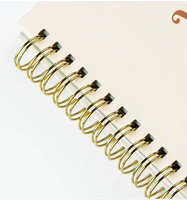 Carnet de stickers personnalisé A5 en gros, reliure spirale, papier détachable, planificateur de stickers, logo personnalisé, couleurs personnalisées