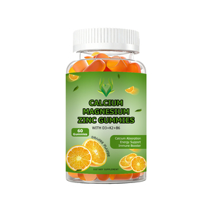 Private Label OEM Calcium Magnesium Zinc Gummies Dietary <b>Supplement</b> Promote Strengthen Immunity and Support DIgestive System - Product Image 1