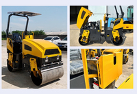 Mini-compacteur vibrant autoporté pour asphalte, idéal pour les espaces de travail étroits et la compactation des bords