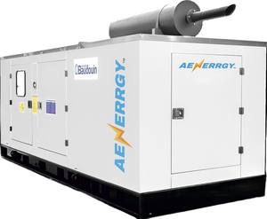 Générateur diesel silencieux BAUDOUIN 1250 KVA 415V à châssis ouvert avec double refroidissement, démarrage à distance, 50Hz - Product Image 1