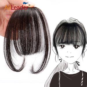 AliLeader - Extensiones de Cabello Remy Brasileño con Clip, Flequillo de Cabello Humano 100% de Alta Calidad al por Mayor a Precio Económico para la Belleza Femenina - Product Image 1