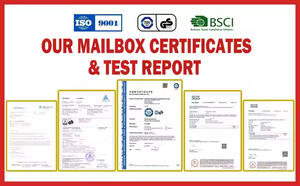 Boîte <span class=keywords><strong>aux</strong></span> <span class=keywords><strong>lettres</strong></span> en acier extra <span class=keywords><strong>large</strong></span> pour colis Boîte <span class=keywords><strong>aux</strong></span> <span class=keywords><strong>lettres</strong></span> extérieure antirouille avec porte d'entrée arrière - Product Image 3