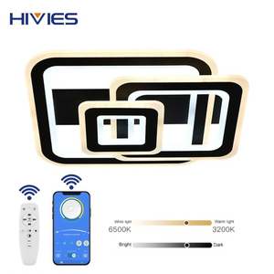 HIVIES Lumière de haute qualité Luminosité plus douce Surface Dimmable Ceil Lamp Hall Intérieur 210Watt Led Plafonnier - Product Image 3