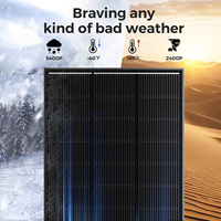 Kit Panel surya untuk berkemah luar ruangan, sistem Panel surya rumah 300W 200W 400W Panel surya Mono 18V 200W 220W