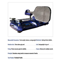 Instrument de mesure du poids de balayage de la raquette 3-en-1, machine de test de raquette de pickleball, testeur de poids, d'équilibre et de balayage de la raquette