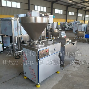 Máquina Hidráulica de Llenado y Atado de Salchichas de Acero Inoxidable 304 para la Producción de Chorizo Argentino y Brasileño - Product Image 6