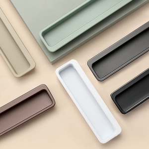 Poignées et boutons de meubles modernes en alliage d'aluminium pour armoires de salle de bain de chambre à coucher-Installation facile Couleur personnalisée - Product Image 4