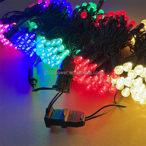 Truyền Thông Lớp 70 G12 <span class=keywords><strong>Red</strong></span> <span class=keywords><strong>LED</strong></span> String Giáng Sinh Lights 4 ''Khoảng Cách Ngoài Trời Giáng Sinh Trang Trí - Product Image 6