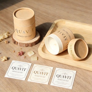 Caja Cilíndrica de Papel Kraft Biodegradable y Reciclable, Tubo de Papel Redondo Ecológico para Envasado de Velas, Cosméticos, Aceites Esenciales y Té - Product Image 6