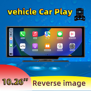 Karadar T50 Tableau de bord portable à écran tactile 10,26'' avec Carplay sans fil et caméra de recul Android FM BT pour voitures DVR inclus - Product Image 2