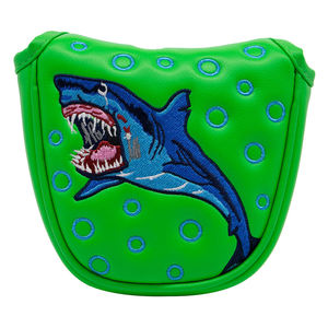 High Quality New Shark Golf Head Cover Mallet <b>Putter</b> Head Covers Magnetic Golf <b>Putter</b> <b>Headcover</b> - Product Image 1