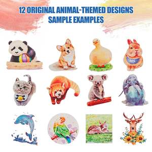 Ensemble de peinture à l'<span class=keywords><strong>aquarelle</strong></span> Bview Art 26 couleurs avec livre de coloriage de 13 pages 300GSM et pinceau et sac de rangement - Product Image 4