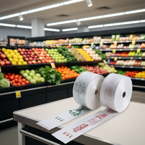 Bolsa de rollo de LDPE de alta transparencia Kangle para almacenamiento de alimentos, para frutas y verduras frescas en tiendas minoristas - Product Image 1