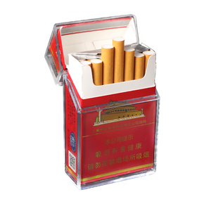 Erliao bán Hot Transparent Acrylic thuốc Lá Trường hợp nhựa hút phụ kiện nhựa hút hộp - Product Image 3