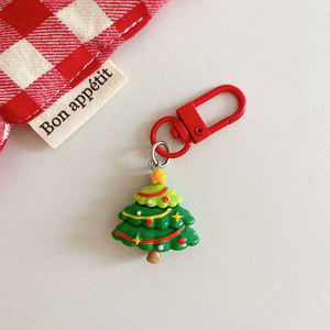 Porte-clés en résine PVC de Noël, motif Père Noël mignon, cadeau léger, accessoire de décoration pour sac à dos, meilleur ami - Product Image 6