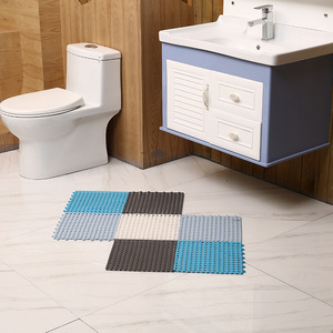 Dalles de drainage emboîtables antidérapantes doubles avec trous de drainage pour piscine, salle de bain, <span class=keywords><strong>douche</strong></span>, garde-manger, patio, bateau, espace pour animaux de compagnie - Product Image 6