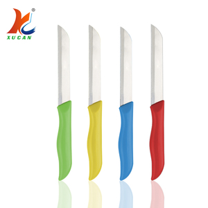 Hot bán 4-mảnh trái cây bánh mì bít tết gọt dao đặt bếp đầu bếp tiện ích thép Túi dao với nhựa xử lý - Product Image 4