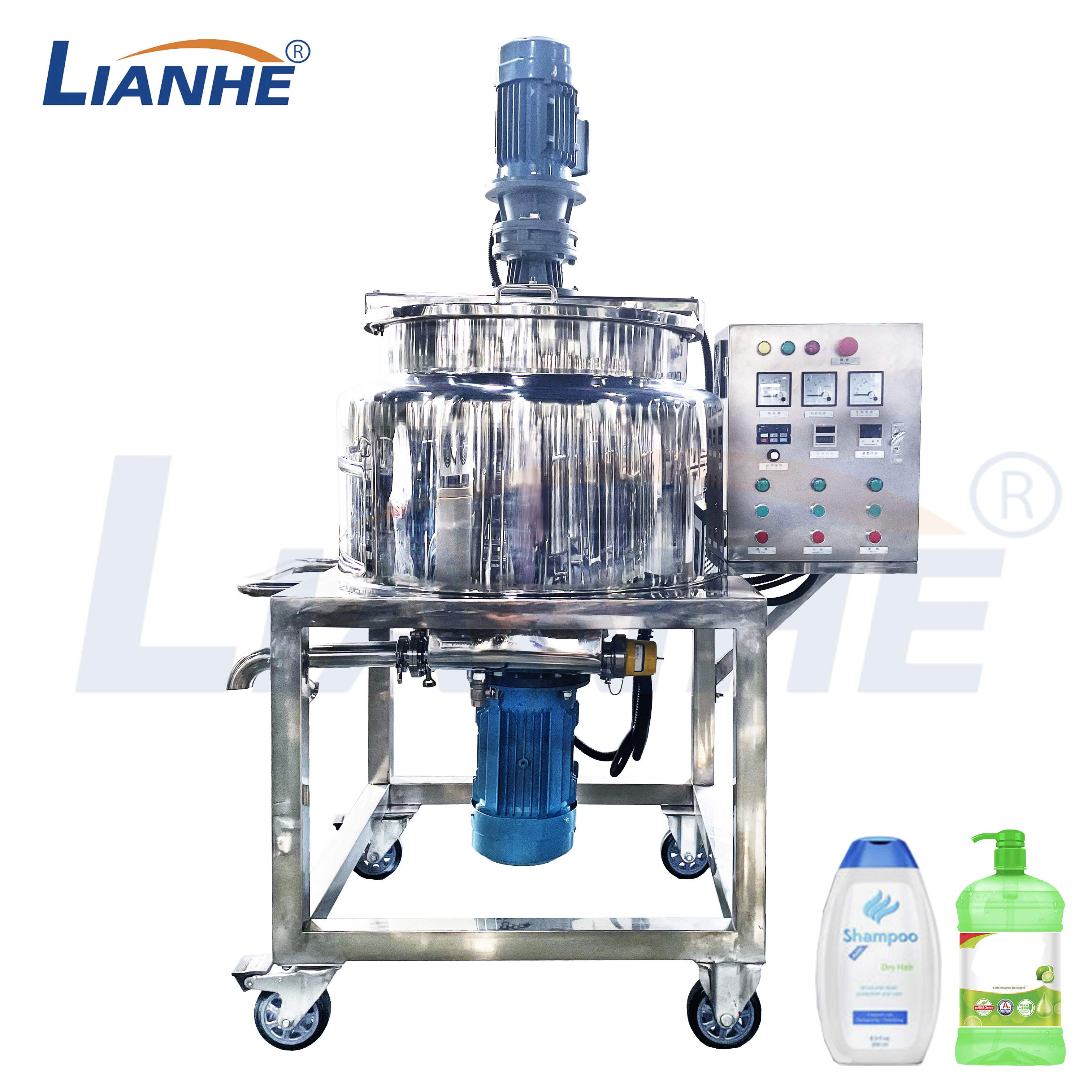 Гель для душа смешивания Belnding резервуар для мытья рук Жидкое Мыло гомогенизатор бак из нержавеющей стали смеситель воск для удаления волос, делая машину