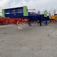 Semi-remorque squelette robuste de 40 pieds, châssis de conteneur squelette, 3 essieux, capacité de charge de 40 tonnes, modèle de remorque de camion
