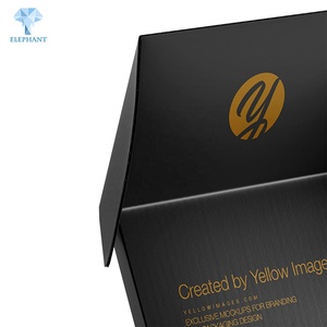 Custom Fancy Design Luxury Best Price Large Black Corrugated Cardboard Paper Package Packaging Shipping Mailer Shoes <b>Boxes</b> - Product Image 5