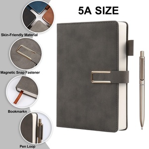 High Quality Magnetic Flap Hard Cover Journal Custom Pu Leather A5 Business Conference <strong>Lined</strong> <strong>Notebook</strong> <strong>Diary</strong> Book for Work - Product Image 3