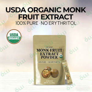 OLLI Penjualan Panas OEM Grosir Bubuk Pemanis Massal Ekstrak Buah <span class=keywords><strong>Monk</strong></span> Erythritol/Paduan Ekstrak Stevia Bersertifikat <span class=keywords><strong>HALAL</strong></span> ISO Kosher - Product Image 6