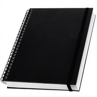 Carnet de planification d'entraînement A5 personnalisé à couverture rigide et reliure spirale, journal de fitness