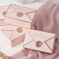 Boîtes Cadeaux en Papier Vintage Petites Bleues pour Bonbons Dragees Chocolats Mariage Fête Enveloppes Emballage en Gros