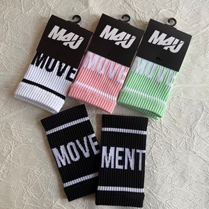 כותנה ניילון פוליאסטר wristbands למבוגרים עם לוגו מותאם אישית ספורט ספורט ספורט כדורסל - Product Image 4