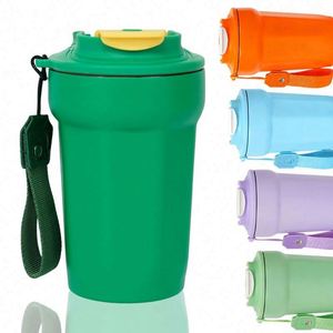 Mug en acier inoxydable personnalisable avec logo, pour boissons chaudes et froides, mini mug à café de luxe avec poignée - Product Image 1