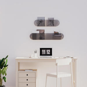 Italien Moderne Combinaison Magazine <span class=keywords><strong>Livre</strong></span> Photo Rack Transparent Single Board Mural Canapé Rack De Rangement Maison Simple - Product Image 3