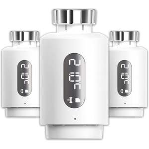 Termostato Intelligente Antela WiFi per Valvola di Riscaldamento, Controllo App Alexa, 2.4 GHz, Bianco, Display Temperatura, 220 V - Product Image 3