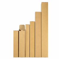 Boîtes pliantes en carton ondulé kraft écologiques et recyclables en gros, à fond auto-verrouillant, impression personnalisée pour huiles essentielles et crèmes pour le visage