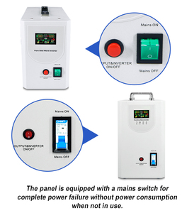 Changzhi Home Solar Power Solution Single 24V 1000VA-<strong>3KVA</strong> 800W-1200W Inverter <strong>UPS</strong> Battery Backup 98% Efficiency MPPT Controller - Product Image 3