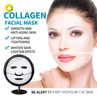 Masque Hydrogel Transparent au Collagène, Masque de Nuit au Collagène, Soin Anti-Âge pour la Peau, Masque Hydrogel au Collagène pour le Visage