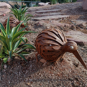 Sculpture <span class=keywords><strong>d</strong></span>'<span class=keywords><strong>oiseau</strong></span> kiwi en acier corten sur mesure pour projets de jardins et parcs extérieurs – Statue <span class=keywords><strong>d</strong></span>'art animalier moderne en acier patiné – Fabricant - Product Image 2