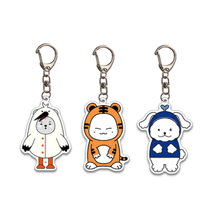Spot Star Cartoon Doll PVC Plastic UV Printing Key Chain Schoolbag Pendant Fashion Trend Souvenir Accessories - Product Image 2