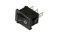 Interrupteur à bascule en plastique SPDT noir mini 2 broches 16A 250V AC JL KCD1-102N-2, vente chaude