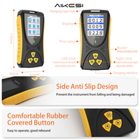 Détecteur de rayonnement nucléaire à capteur semi-conducteur AIKESI HFS-10Pro, dosimètre personnel pour rayonnement X, bêta et gamma