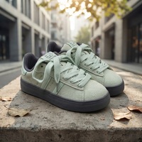 Nouvelles Chaussures de Marche Sportives à Semelle Épaisse et Chaude pour l'Hiver, à Lacets Avant, Rehaussantes, Antidérapantes, Semelle Intermédiaire en PVC, Toutes Saisons