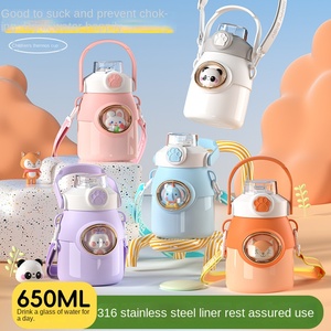 2025 édition spéciale tasse d'<span class=keywords><strong>eau</strong></span> extérieure pour enfants sur le thème <span class=keywords><strong>de</strong></span> la poupée 316 en acier inoxydable gros ventre thermos tasse couvercle ouvert à un bouton pour - Product Image 3