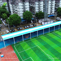 Tente tunnel sportive extérieure en membrane PVC avec structure en aluminium pour pistes de course et installations sportives des écoles secondaires en Chine