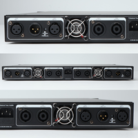 Amplificateur de puissance professionnel DG1300 4 canaux classe D 1U Rack 1300W 8 Ohm 2000W 4 Ohm pour installation en église, théâtre, sonorisation et DJ