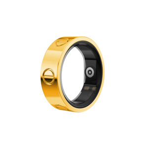 Bague connectée en acier pour Android, surveillance de la fréquence cardiaque, du sommeil et de la température, podomètre, compteur de calories, tracker d'activité, écran tactile, étanche IP68 - Product Image 2
