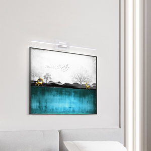 Modern Indoor LED Bathroom <b>Wall</b> Lamp IP44 Waterproof Aluminum Finish Multi-Color Temperature Vanity Mirror Bedroom Home Hotel - Product Image 4