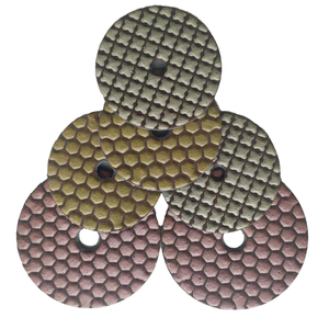 Disco de Polimento Diamantado a Seco 100mm com Fendas em Colmeia para Concreto, Mármore, Cerâmica e Granito - Ferramenta Abrasiva para Polimento - Product Image 1