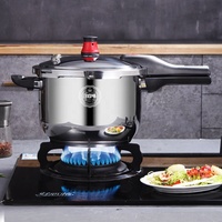 Ustensiles de cuisine contact alimentaire de haute qualité 3-8L en acier inoxydable 304 autocuiseur pot autocuiseur gain de temps vente en gros