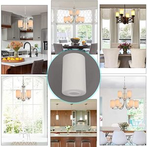 Opal Trắng Frosted Glass Lamp <span class=keywords><strong>Shade</strong></span> Thay Thế Với 1-1.65Inch Mở Cho Chandelier <span class=keywords><strong>Pendant</strong></span> <span class=keywords><strong>Light</strong></span> Tường Đèn Treo Tường Chiếu Sáng - Product Image 5