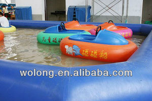 Jeux aquatiques pour enfants, bateau à pare-chocs gonflable, moteurs électriques - Product Image 2