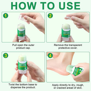 Elaimei Hidrata Profundamente y Nutre, Elimina la Piel Muerta con Aloe Vera, Cuidado de los Pies, Reparación de Talones Agrietados, Barra con 60% de Urea - Product Image 5